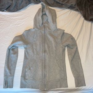 Size 4 Grey Lululemon Scuba Jacket
